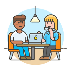 Workspace Outdoor 3 Illustration from UX Colors Set