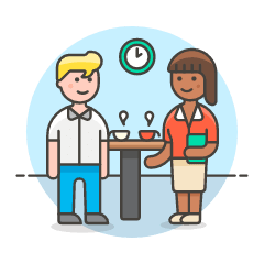 Coffee Break 2 1 Illustration from UX Colors Set