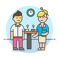 Coffee Break 2 4 Illustration from UX Colors Set