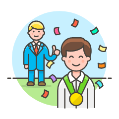 Promotion Medal 1 1 Illustration from UX Colors Set
