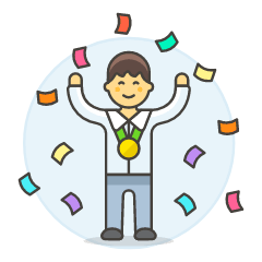 Promotion Medal 2 4 Illustration from UX Colors Set