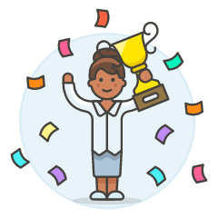 Promotion Trophy 1 5 Illustration from UX Colors Set