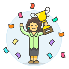 Promotion Trophy 1 6 Illustration from UX Colors Set