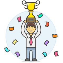 Promotion Trophy 2 4 Illustration from UX Colors Set