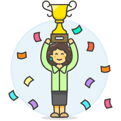Promotion Trophy 2 6 Illustration from UX Colors Set