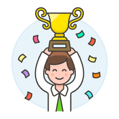 Promotion Trophy 3 1 Illustration from UX Colors Set