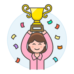 Promotion Trophy 3 2 Illustration from UX Colors Set