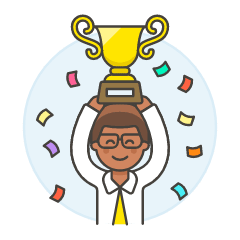 Promotion Trophy 3 3 Illustration from UX Colors Set