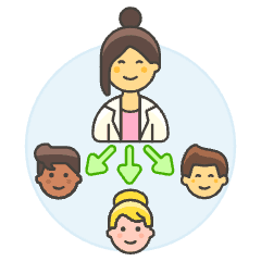 Team Hierarchy 1 3 Illustration from UX Colors Set