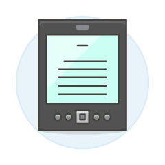 Audio Reading Book Illustration from UX Colors Set