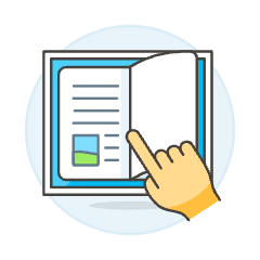 Reading E Book 1 Illustration from UX Colors Set