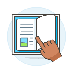 Reading E Book 2 Illustration from UX Colors Set