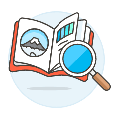 Search Magazine Illustration from UX Colors Set