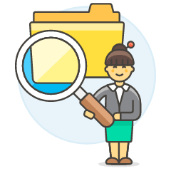 Finding Folder 4 Illustration from UX Colors Set