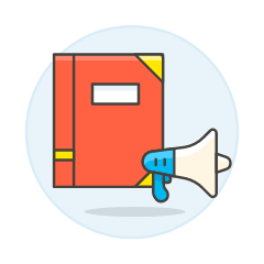 Megaphone Note Illustration from UX Colors Set