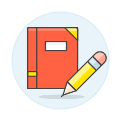 Write Note Illustration from UX Colors Set