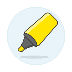 Highlighter Pen Illustration from UX Colors Set