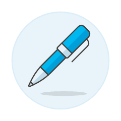 Ball Pen Illustration from UX Colors Set