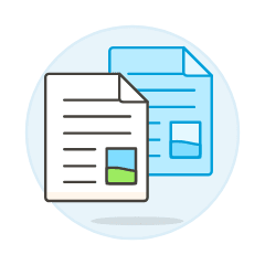 Copy Doc Illustration from UX Colors Set