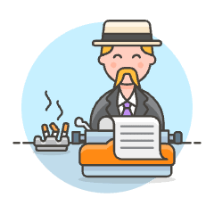 Typewriter 4 Illustration from UX Colors Set
