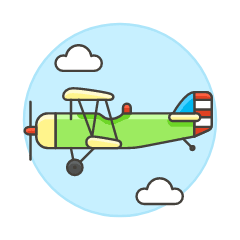 Propeller Plane 3 Illustration from UX Colors Set