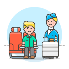 Air Crew Trolley 1 Illustration from UX Colors Set