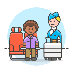 Air Crew Trolley 3 Illustration from UX Colors Set