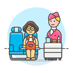 Air Crew Trolley 6 Illustration from UX Colors Set