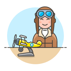 Propeller Pilot 1 Illustration from UX Colors Set