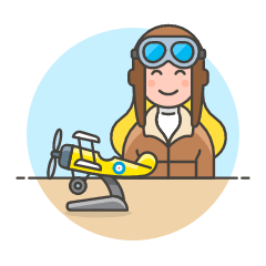 Propeller Pilot 4 Illustration from UX Colors Set