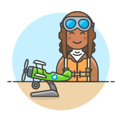 Propeller Pilot 5 Illustration from UX Colors Set
