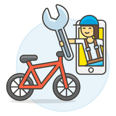 Bike Repair App 5 Illustration from UX Colors Set