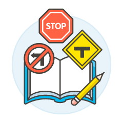 Traffic Lesson Illustration from UX Colors Set