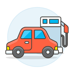 Gas Station Illustration from UX Colors Set
