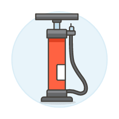 Air Pump Illustration from UX Colors Set