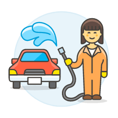 Car Cleaning Service 5 Illustration from UX Colors Set