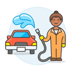 Car Cleaning Service 6 Illustration from UX Colors Set