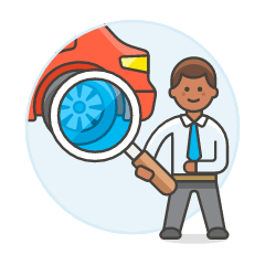 Car Checking Service 3 Illustration from UX Colors Set