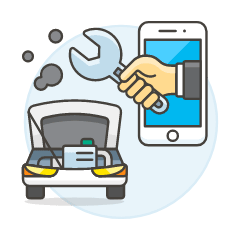 Car Service App 2 Illustration from UX Colors Set