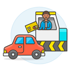 Tollway Card Payment 3 Illustration from UX Colors Set