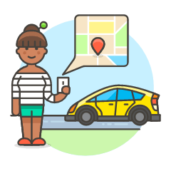 Pickup Point 5 Illustration from UX Colors Set