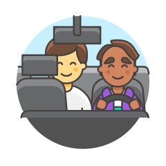 Taxi Driver 2 Illustration from UX Colors Set