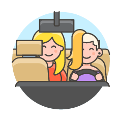 Taxi Driver 4 Illustration from UX Colors Set