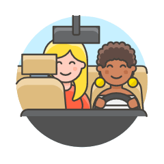 Taxi Driver 5 Illustration from UX Colors Set