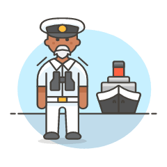 Ferry Captain 3 Illustration from UX Colors Set