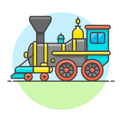 Steam Engine 1 Illustration from UX Colors Set