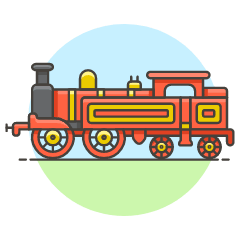 Steam Engine 2 Illustration from UX Colors Set