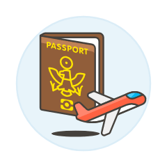 International Fligt 1 Illustration from UX Colors Set