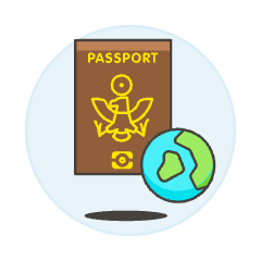 International Trip 1 Illustration from UX Colors Set