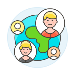 International Network 1 Illustration from UX Colors Set